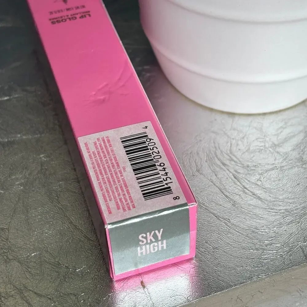 Jeffree Star The Gloss Sequin Glass Silver Glitter Sparkle Lip Gloss New In Box